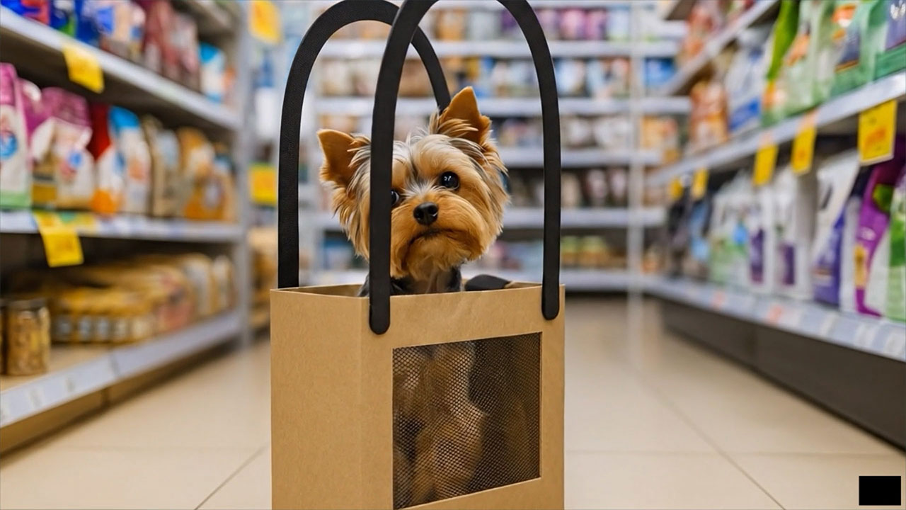 Pet and Carry-All Tote interior view