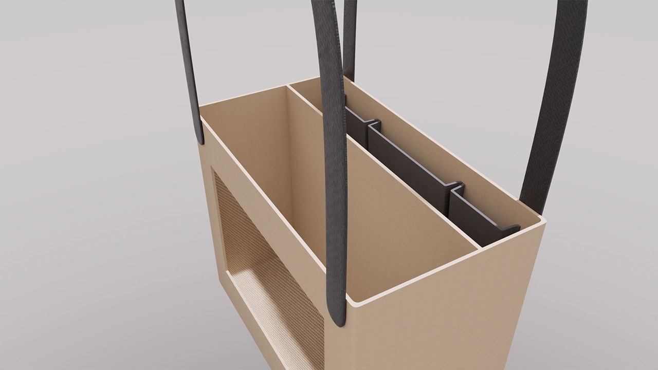 Pet and Carry-All Tote in use